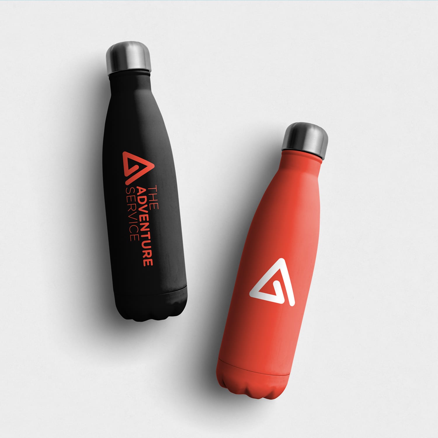 Branding of water bottles for Adventure Service