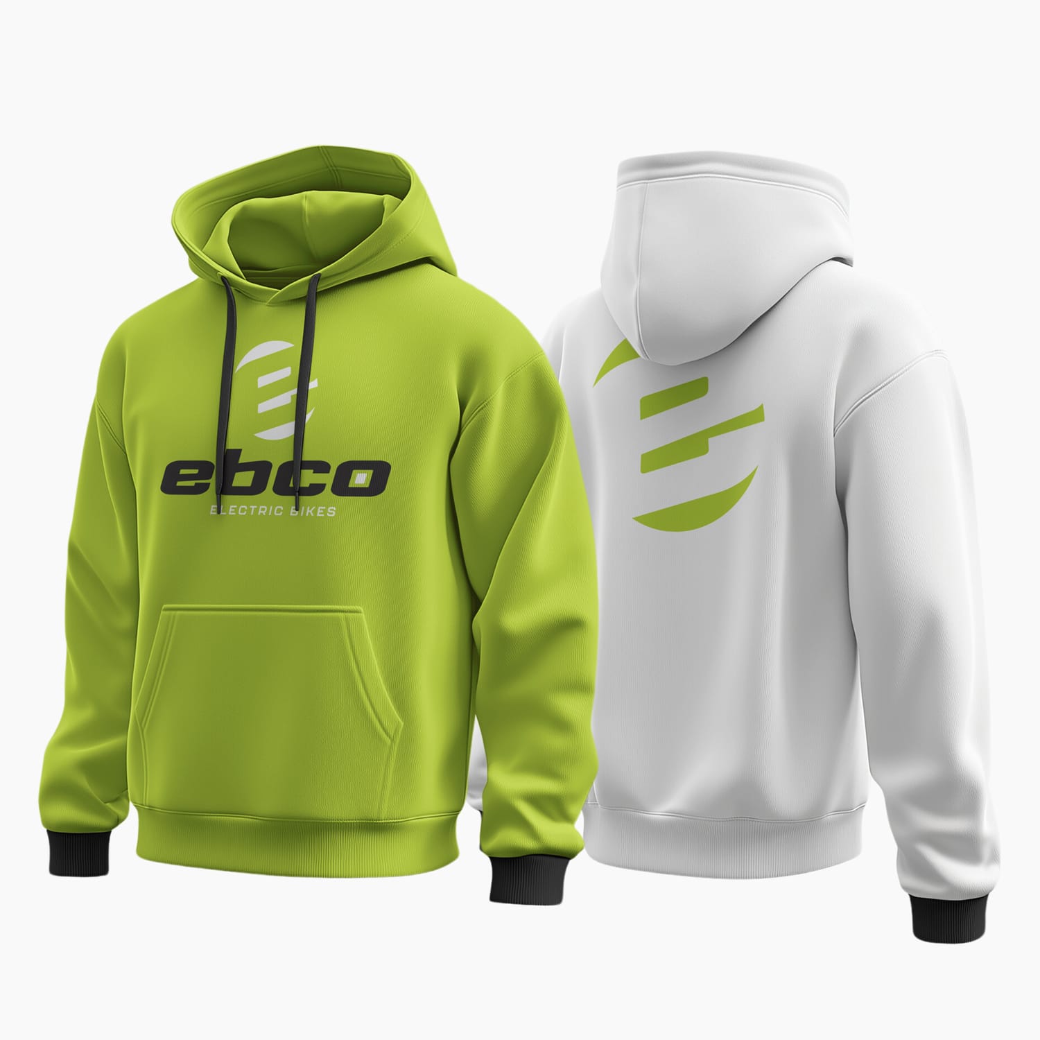Brand's logo and design for Ebco Electric Bikes