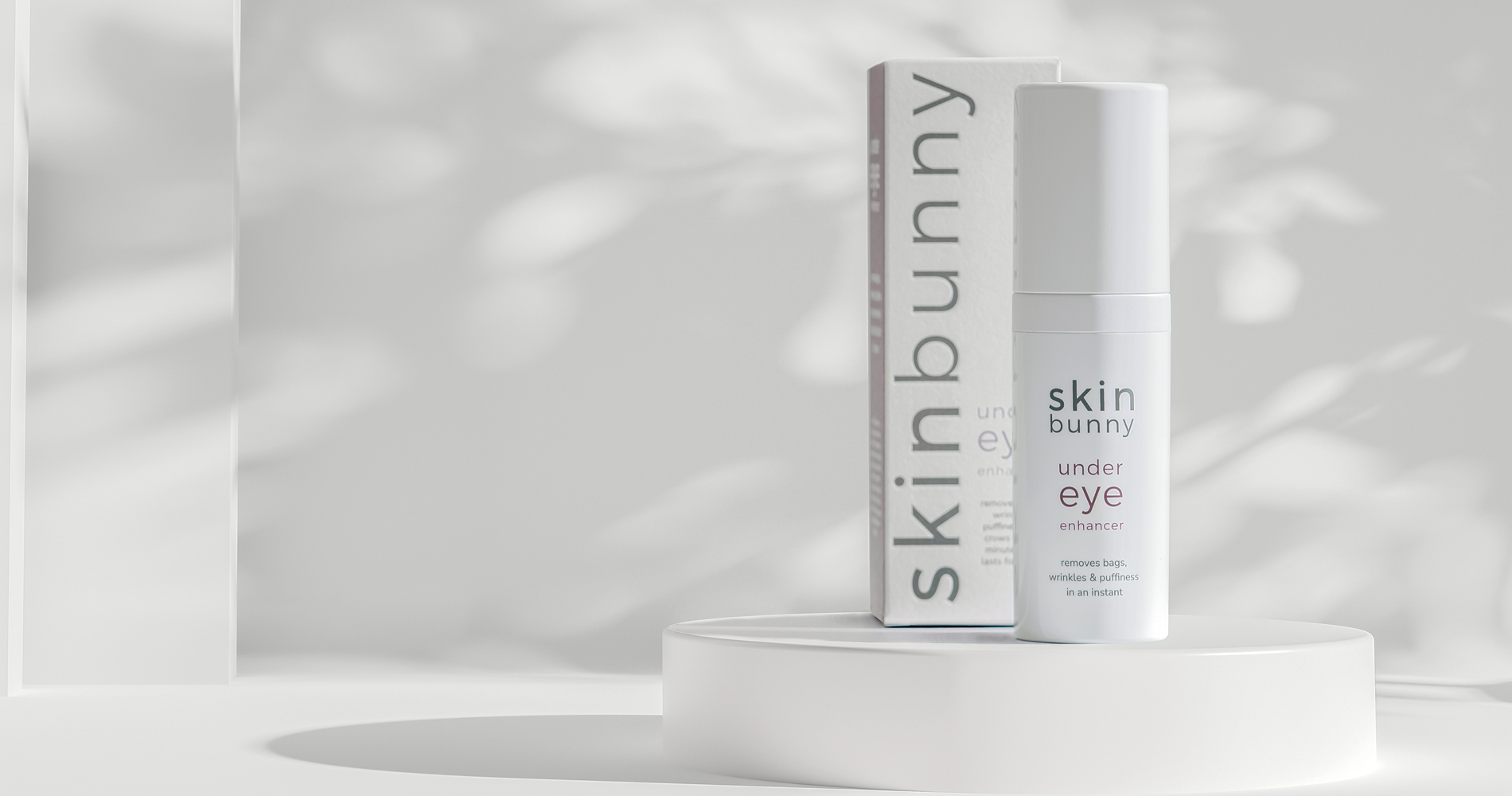 Example of a skincare product packaging design for Skinbunny